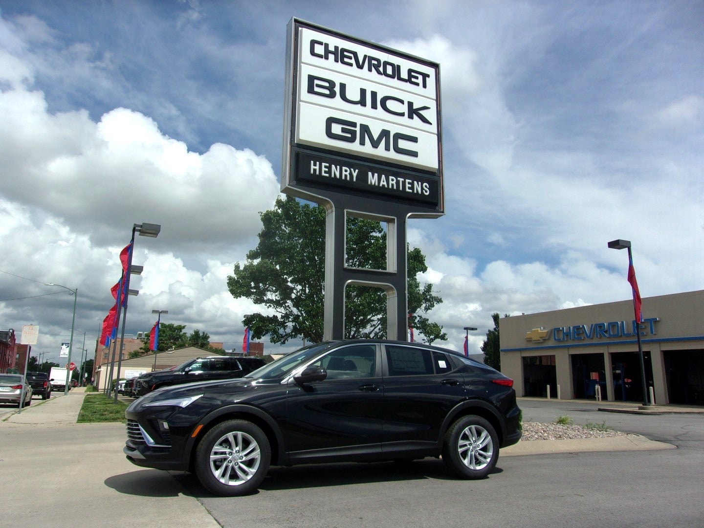 2026 Buick Envista Preferred in Ebony Twilight Metallic — front three-quarter view